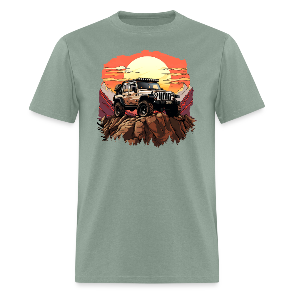 Summit Seeker Rock Climbing Tee - sage