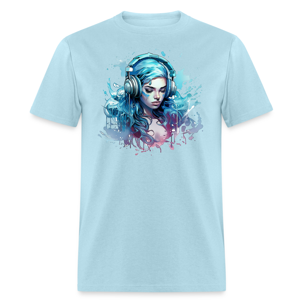 MelodySiren Mermaid Voyager Tee - powder blue