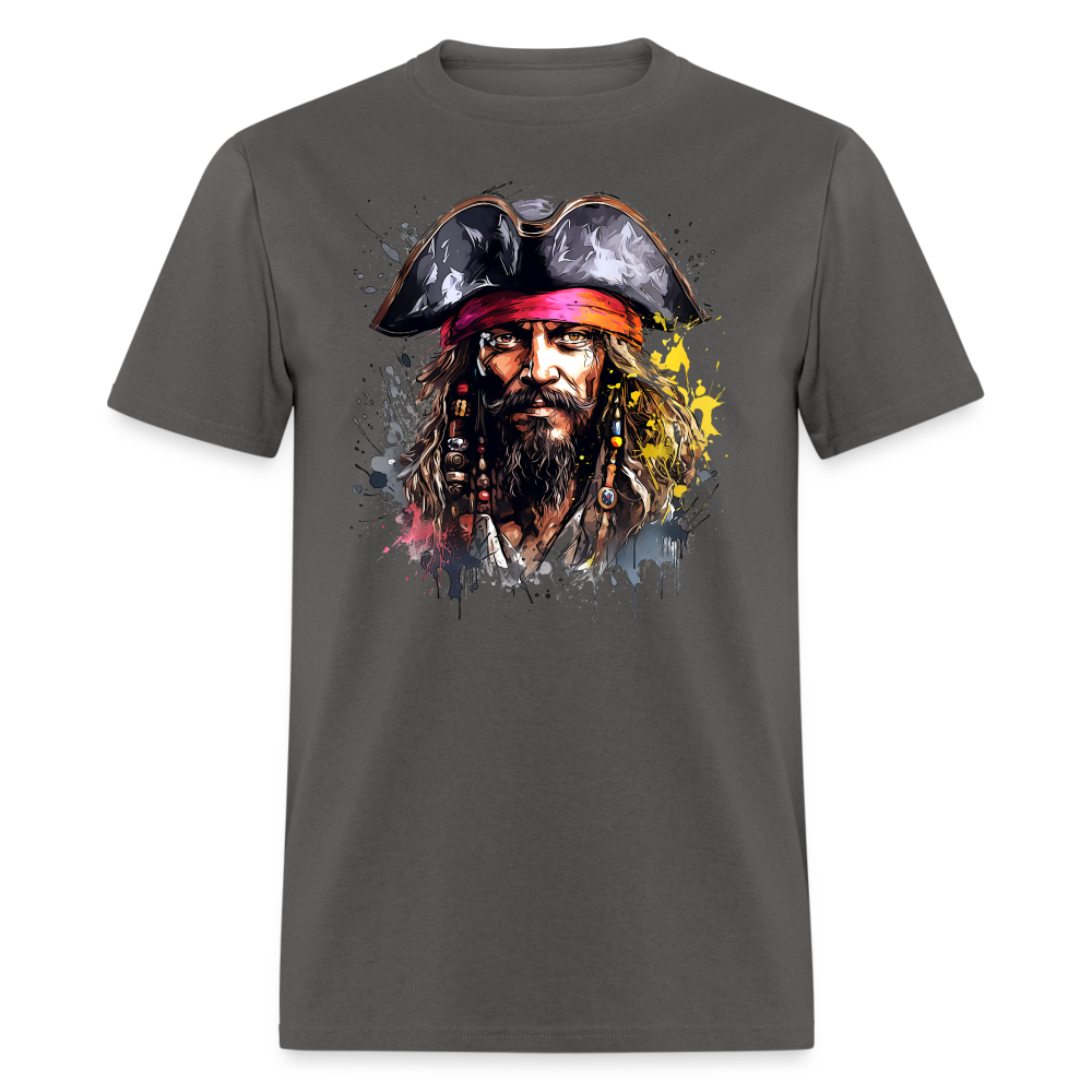 Pirate Groove Splash Tee - charcoal