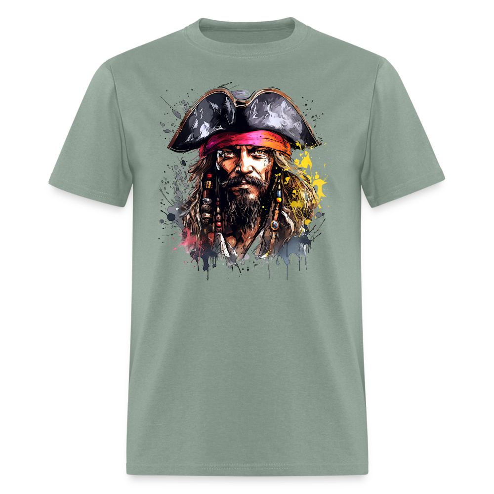 Pirate Groove Splash Tee - sage